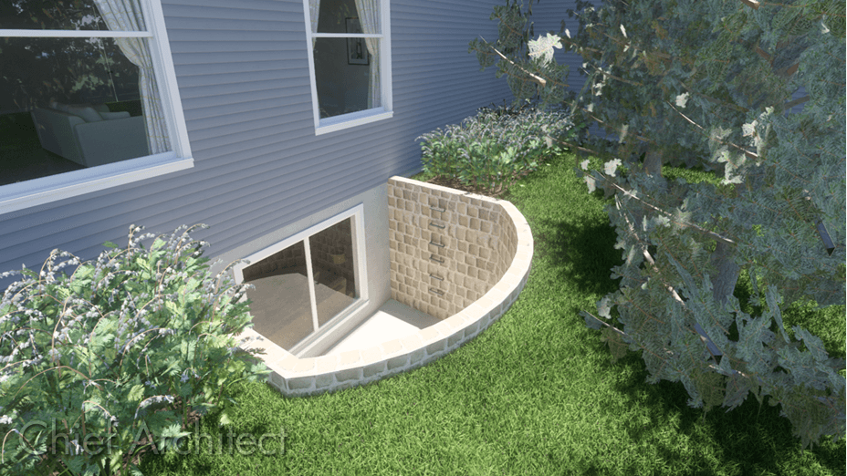 Egress Window for Natural Light