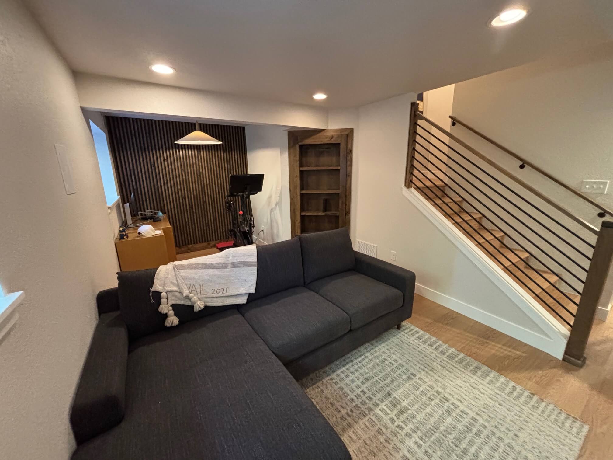 Golden Basement Renovation Completed Project